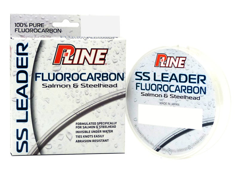 P-Line Salmon/Steelhead Select Fluorocarbon 100 yd Leader Material, 15 lb, Clear